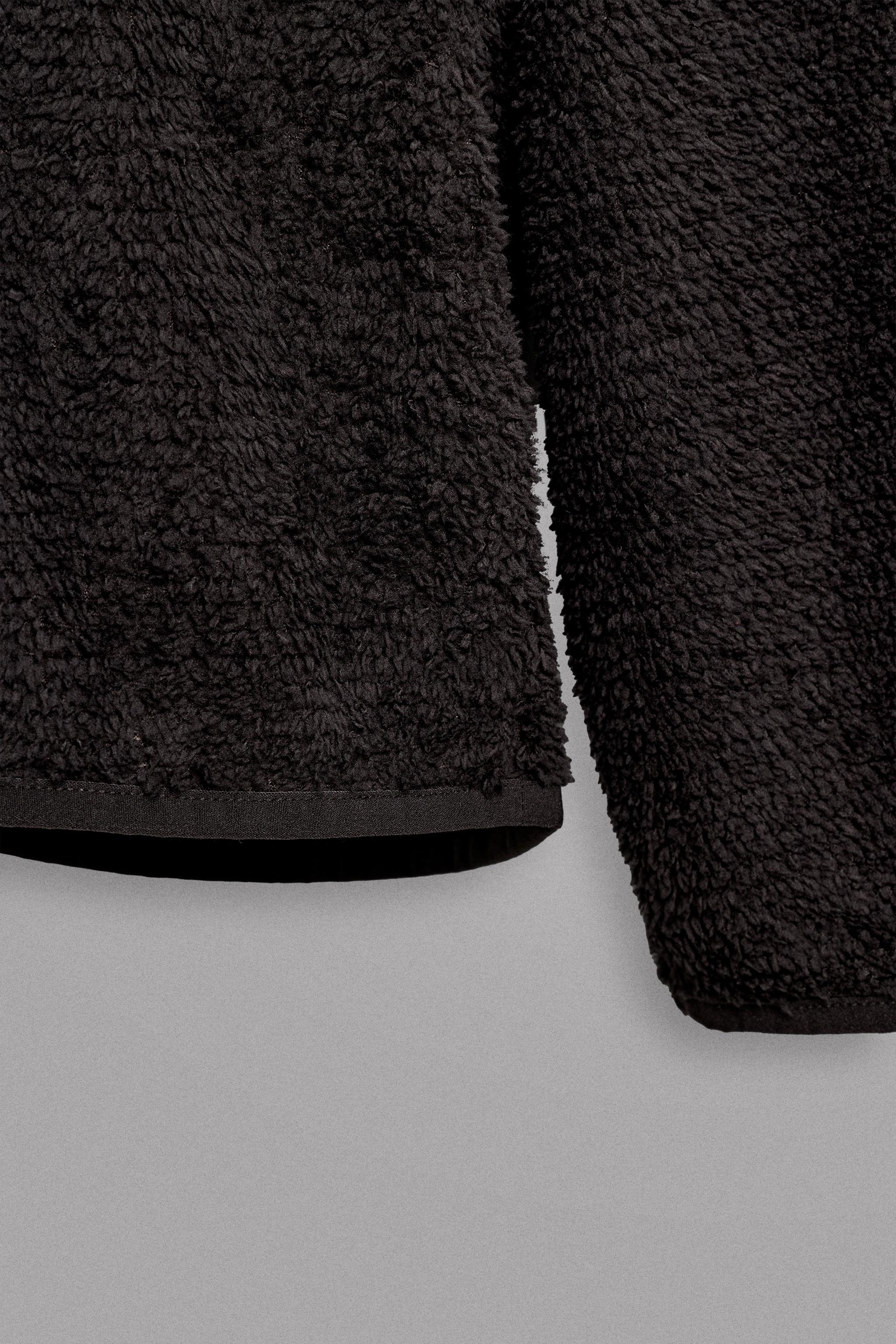 SWEAT POLAIRE SKI TEXTURÉ À CAPUCHE